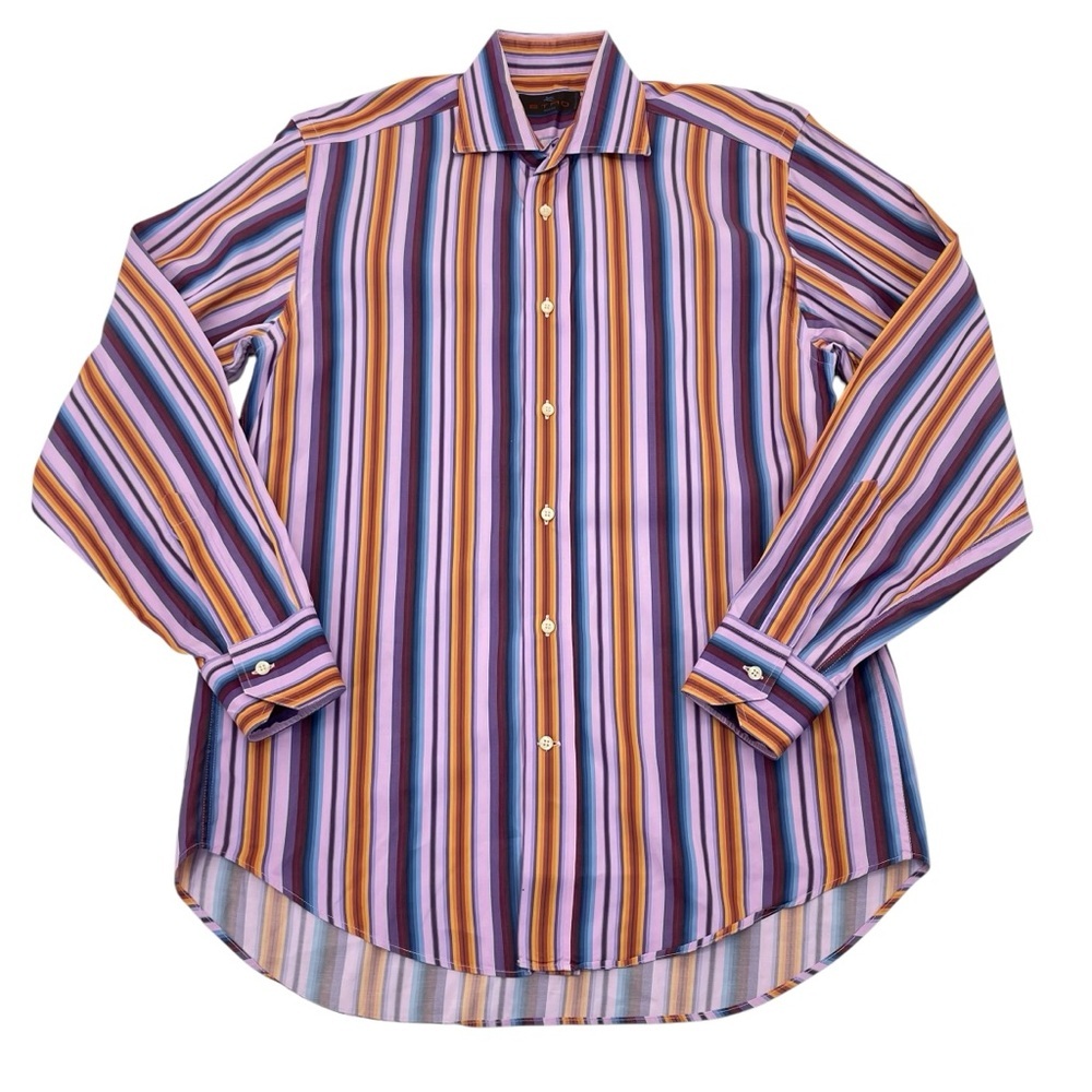 ETRO Shirt 39 Lavender Multi